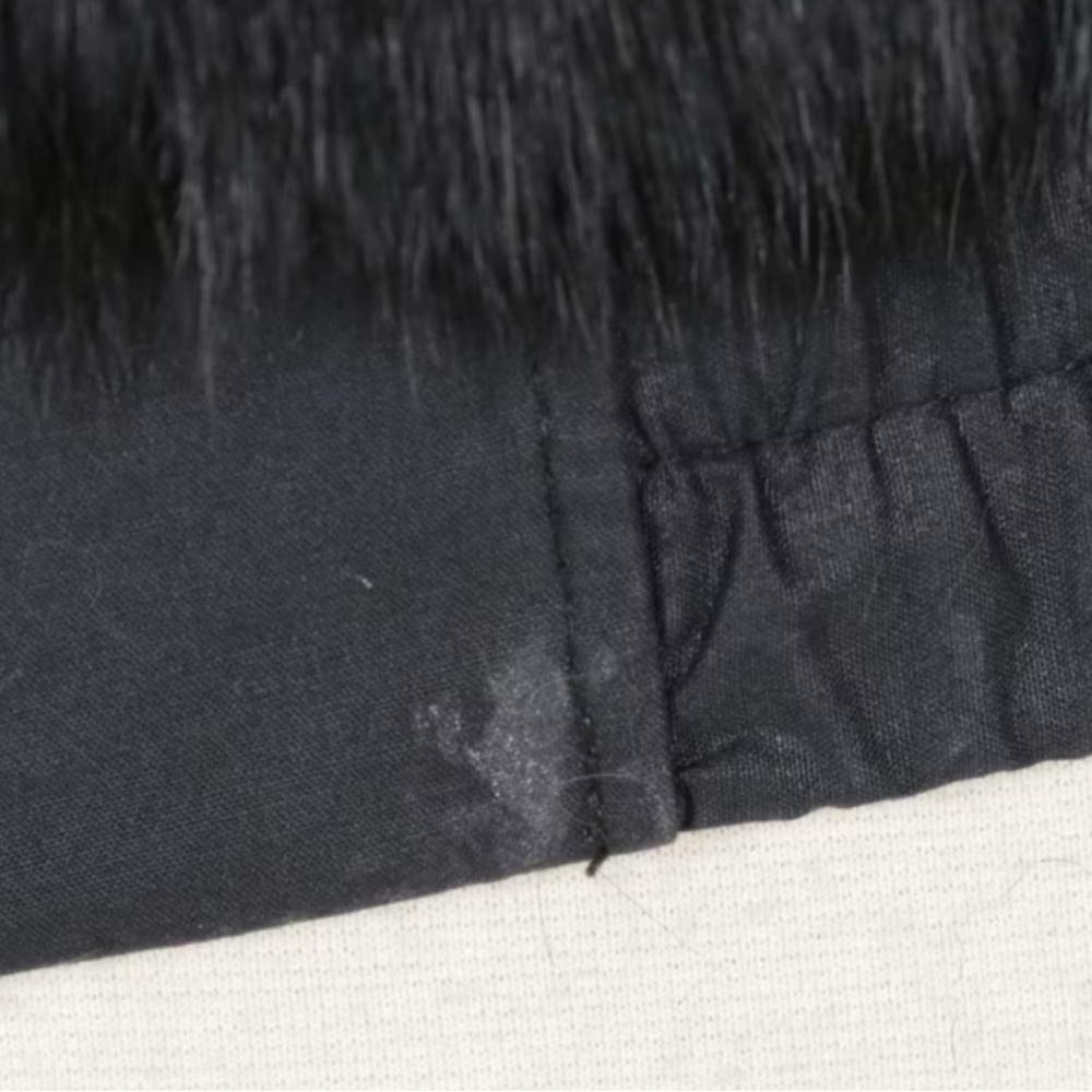 100% rabbit fur reversible bomber jacket. Great condition, vintage*black - Picture 12 of 12